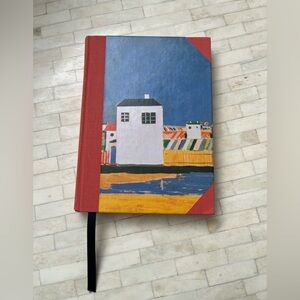 Colorful Art Hardcover Journal With Ribbon Bookmark Giftable